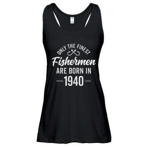 83 Year Old Fisherman Fishing 1940 83rd Birthday Cute Ladies Essential Flowy Tank