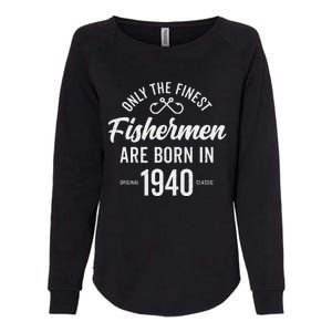 83 Year Old Fisherman Fishing 1940 83rd Birthday Cute Womens California Wash Sweatshirt