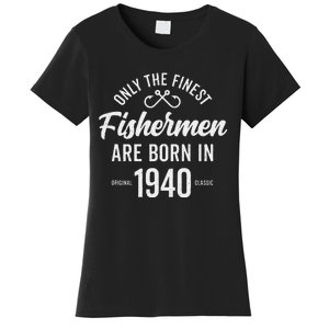 83 Year Old Fisherman Fishing 1940 83rd Birthday Cute Women's T-Shirt