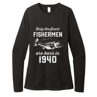 83 Year Old Fisherman Fishing 1940 83rd Birthday Womens CVC Long Sleeve Shirt