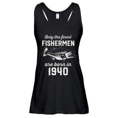 83 Year Old Fisherman Fishing 1940 83rd Birthday Ladies Essential Flowy Tank