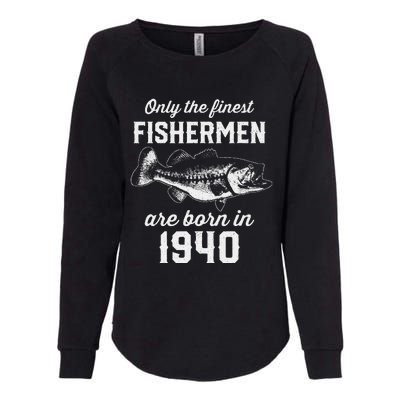 83 Year Old Fisherman Fishing 1940 83rd Birthday Womens California Wash Sweatshirt