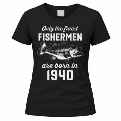 83 Year Old Fisherman Fishing 1940 83rd Birthday Women's T-Shirt