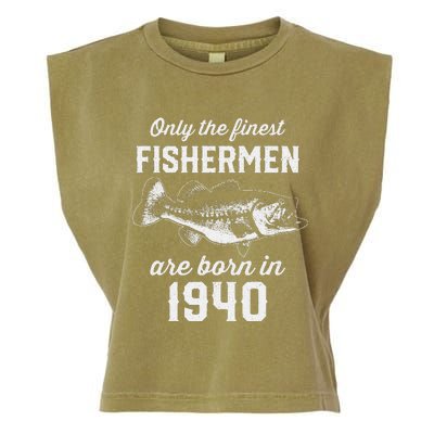 83 Year Old Fisherman Fishing 1940 83rd Birthday Garment-Dyed Women's Muscle Tee