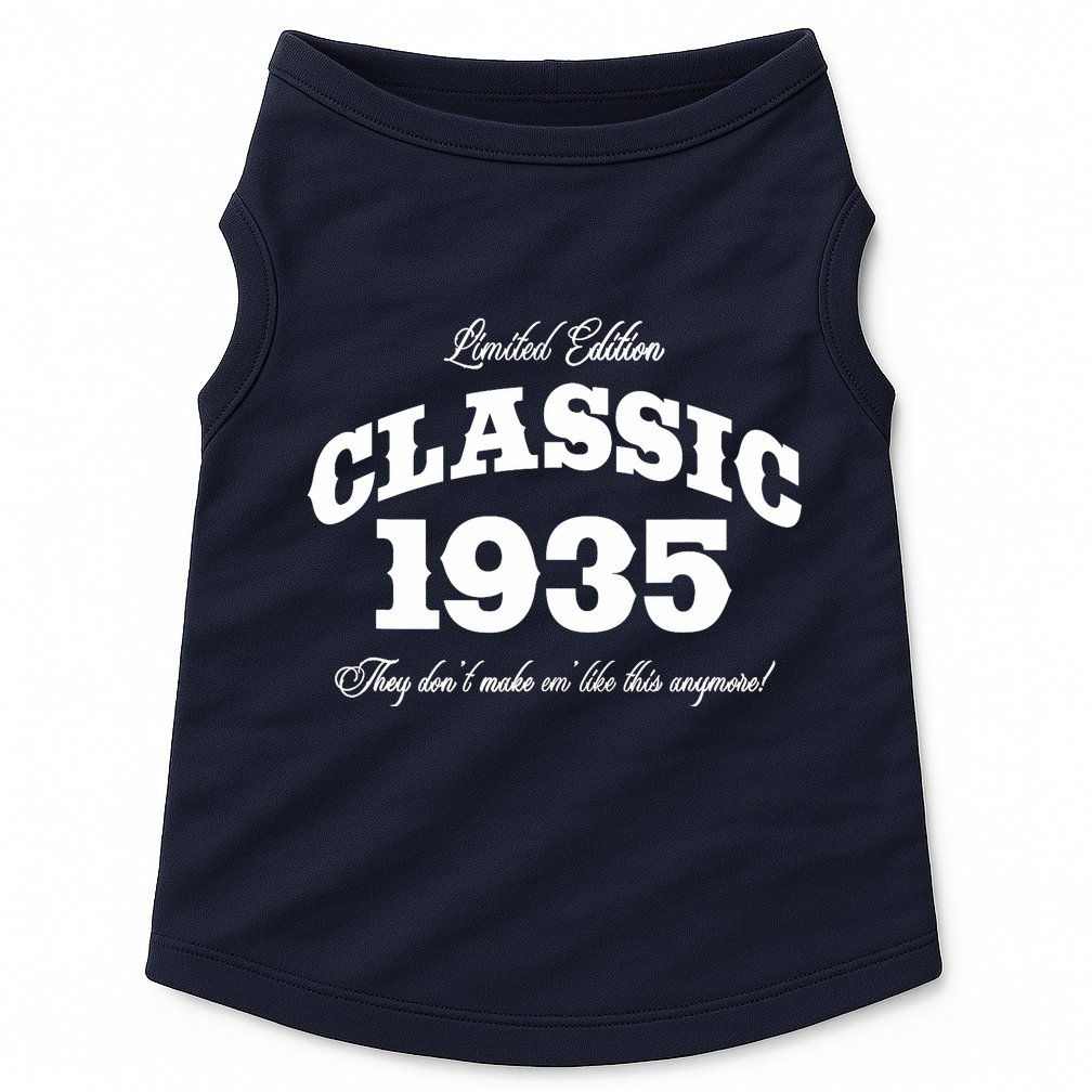 88 Year Old: Vintage Classic Car 1935 88th Birthday Doggie Tank