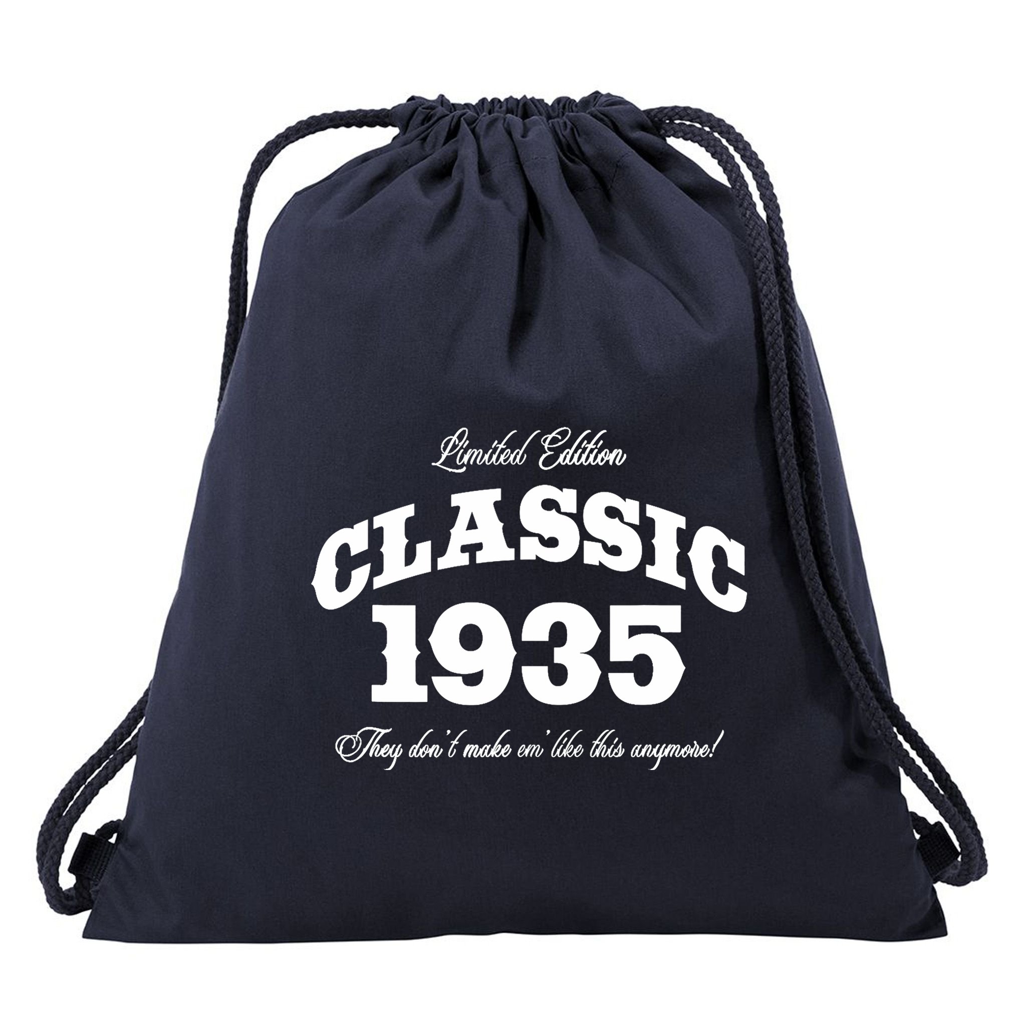 88 Year Old: Vintage Classic Car 1935 88th Birthday Drawstring Bag