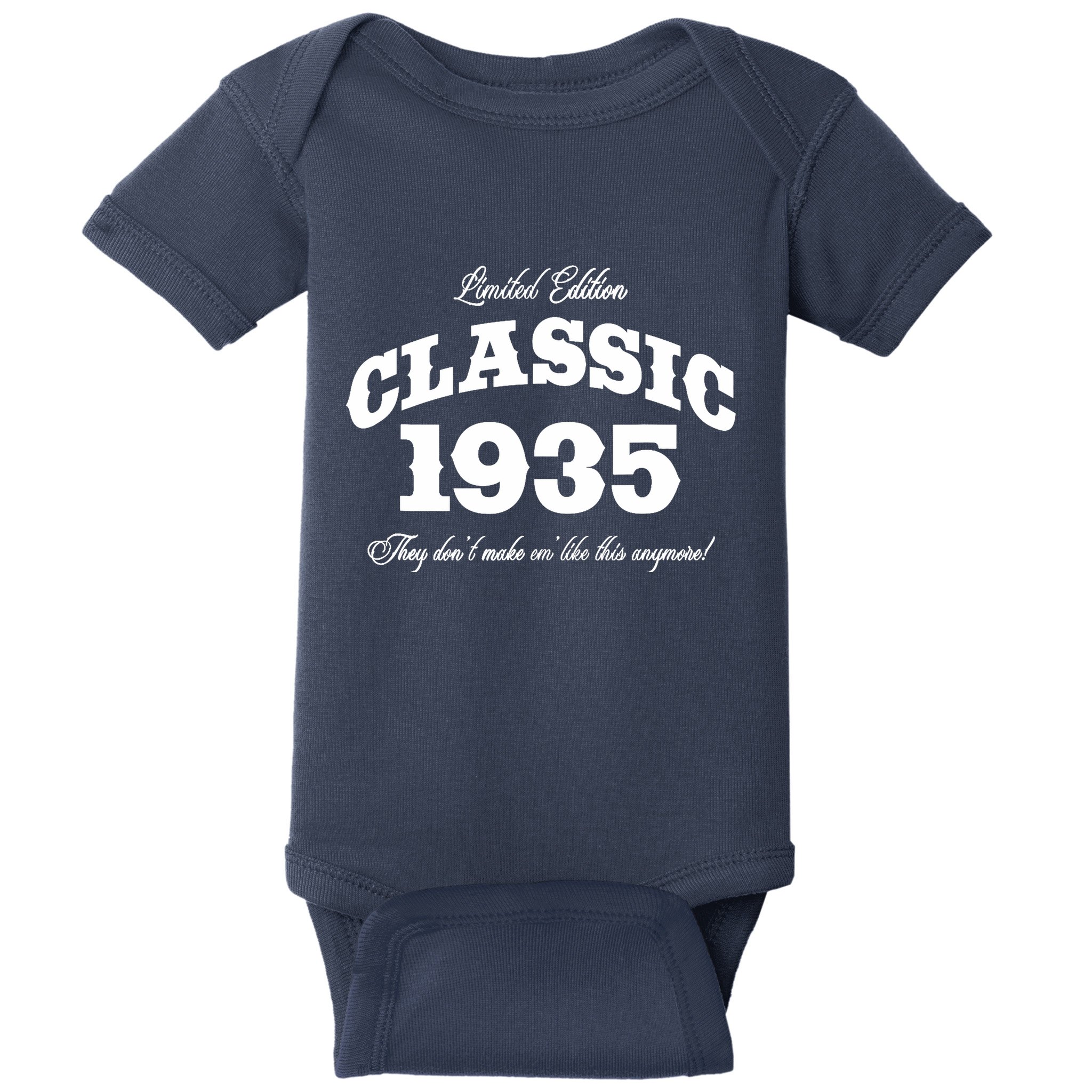 88 Year Old: Vintage Classic Car 1935 88th Birthday Baby Bodysuit