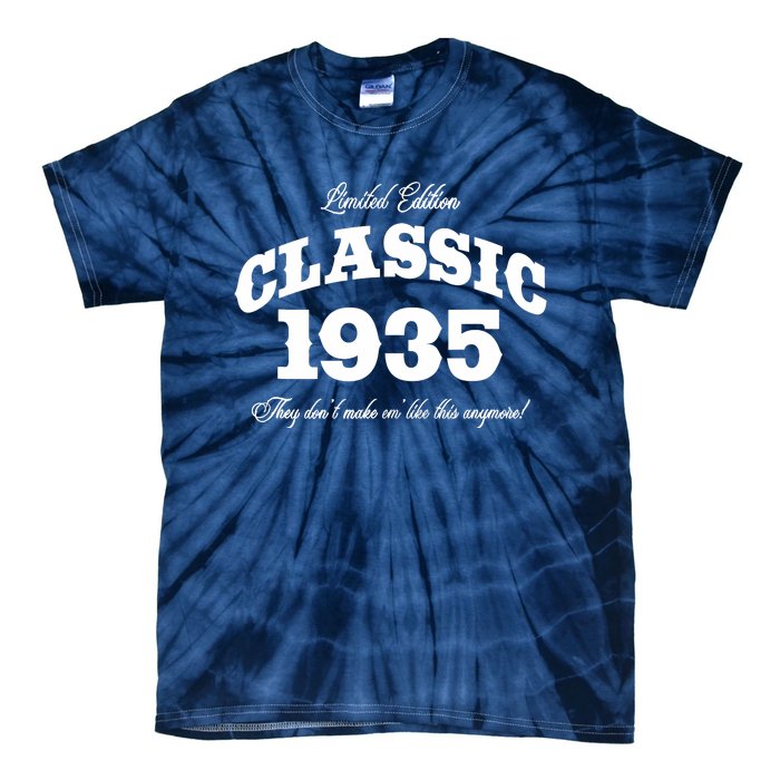 88 Year Old: Vintage Classic Car 1935 88th Birthday Tie-Dye T-Shirt