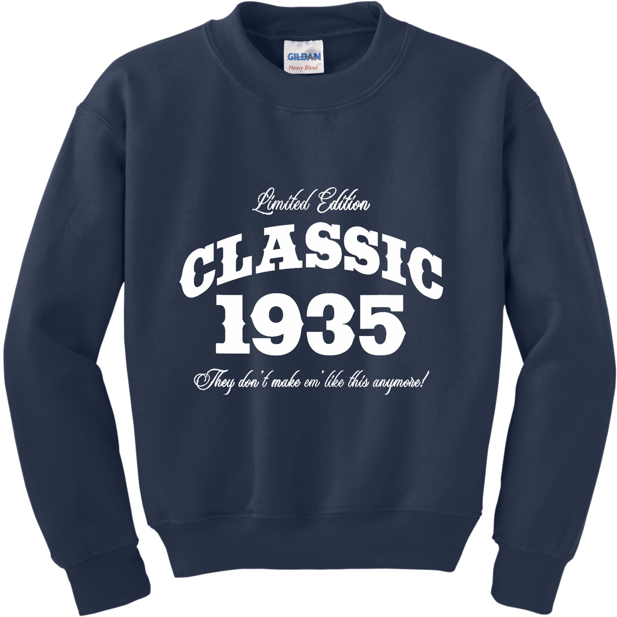88 Year Old: Vintage Classic Car 1935 88th Birthday Kids Sweatshirt