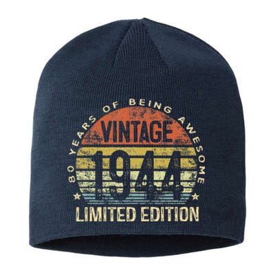 80 Year Old Gifts Vintage 1944 Limited Edition 80th Birthday Sustainable Beanie