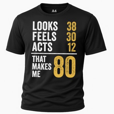80 Year Old Awesome Since October 1945 80th Birthday Cooling Performance Crew T-Shirt