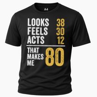 80 Year Old Awesome Since October 1945 80th Birthday Cooling Performance Crew T-Shirt