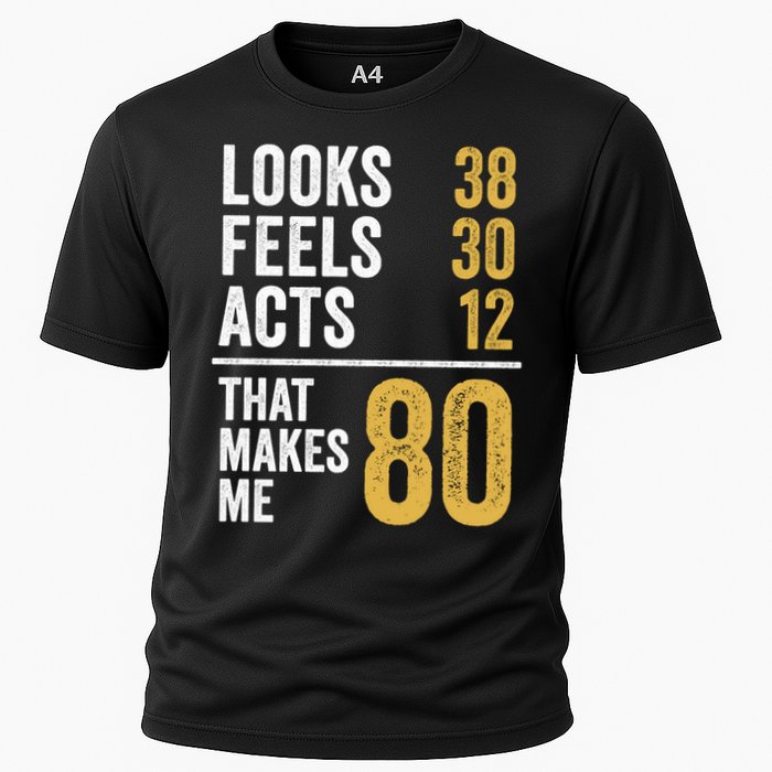 80 Year Old Awesome Since October 1945 80th Birthday Cooling Performance Crew T-Shirt