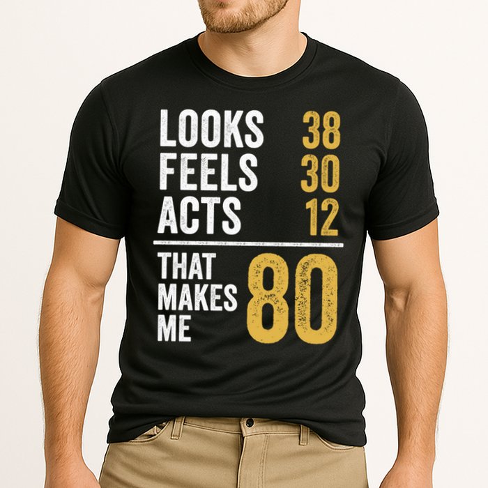 80 Year Old Awesome Since October 1945 80th Birthday Cooling Performance Crew T-Shirt