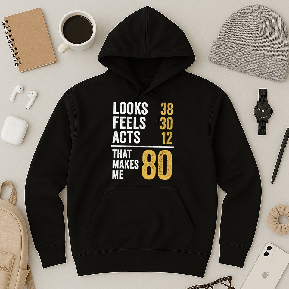 80 Year Old Awesome Since October 1945 80th Birthday Hoodie