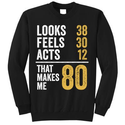 80 Year Old Awesome Since October 1945 80th Birthday Sweatshirt