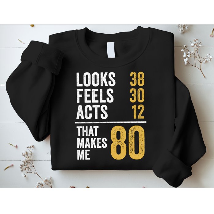 80 Year Old Awesome Since October 1945 80th Birthday Sweatshirt