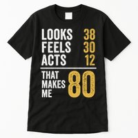 80 Year Old Awesome Since October 1945 80th Birthday Tall T-Shirt