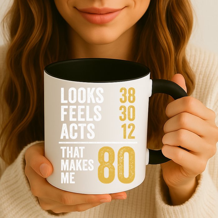 80 Year Old Awesome Since October 1945 80th Birthday Mug