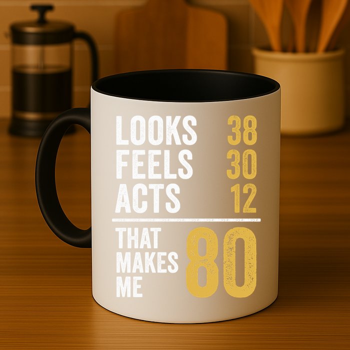 80 Year Old Awesome Since October 1945 80th Birthday Mug