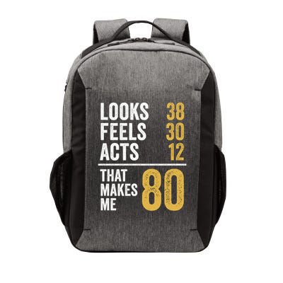 80 Year Old Awesome Since October 1945 80th Birthday Vector Backpack