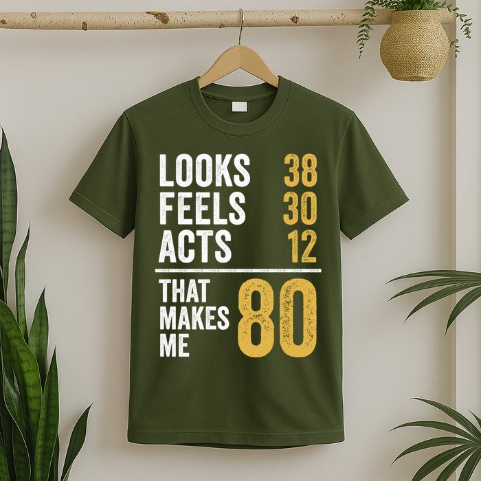 80 Year Old Awesome Since October 1945 80th Birthday T-Shirt