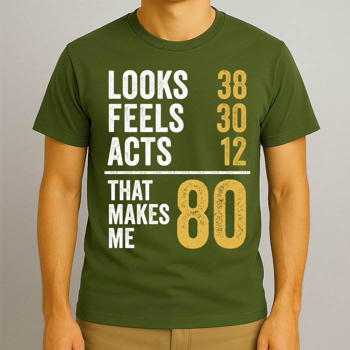 80 Year Old Awesome Since October 1945 80th Birthday T-Shirt