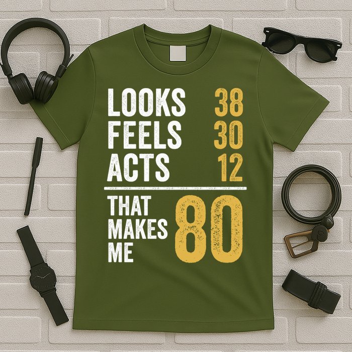 80 Year Old Awesome Since October 1945 80th Birthday T-Shirt