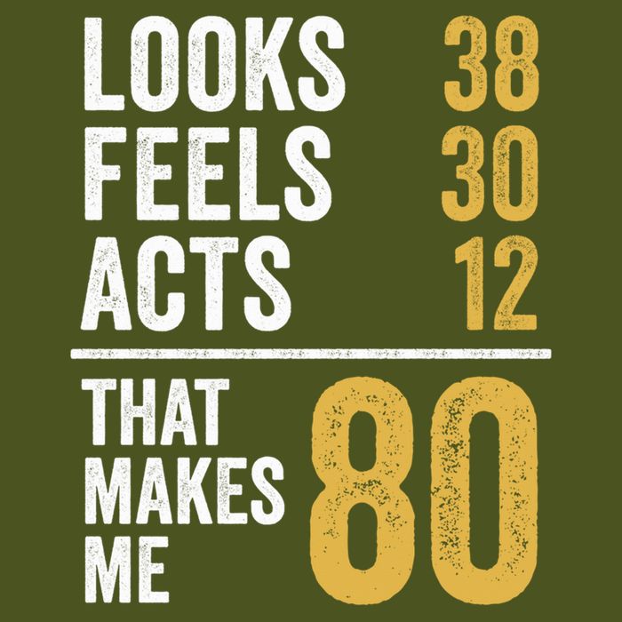 80 Year Old Awesome Since October 1945 80th Birthday T-Shirt