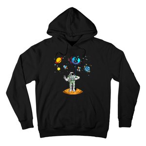 8 Years Old Birthday Boy 8th Space Planets Astronaut Gift Hoodie