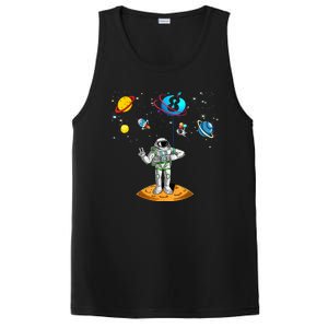 8 Years Old Birthday Boy 8th Space Planets Astronaut Gift PosiCharge Competitor Tank