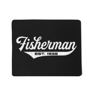 88 Year Old Fisherman Fishing 1935 88th Birthday Gift Mousepad