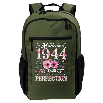 80 Year Old Made In 1944 Floral 80th Birthday Backpack