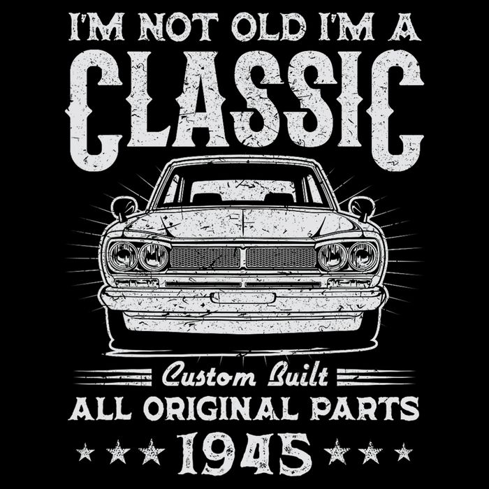 80 Year Old Gifts Vintage Classic Car 1945 80th Birthday Baby Bodysuit