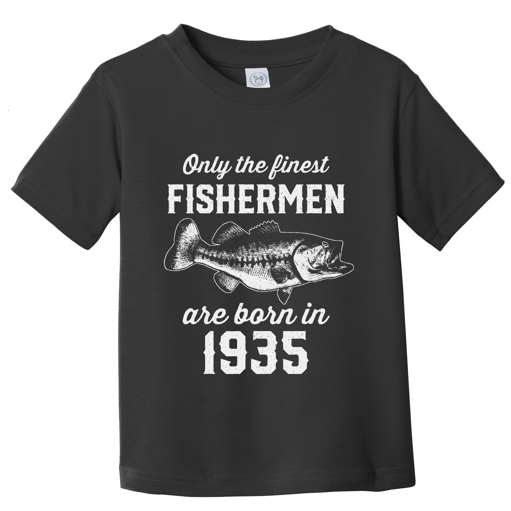 88 Year Old Fisherman Fishing 1935 88th Birthday Toddler T-Shirt