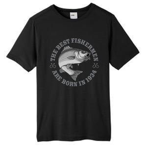 89 Year Old Fisherman Fishing 1934 89th Birthday Gift Tall Fusion ChromaSoft Performance T-Shirt