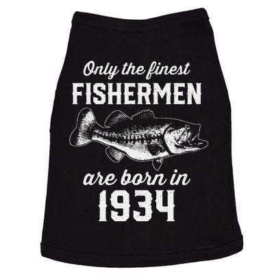 89 Year Old Fisherman Fishing 1934 89th Birthday Doggie Tank