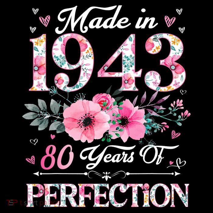 80 Years Of Perfection Made In 1943 Sustainable Bucket Hat