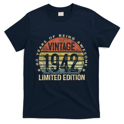 80 Year Old Vintage 1942 Limited Edition 80th Birthday T-Shirt