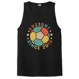 8 Year Old Awesome Since 2015 8th Birthday Soccer Player PosiCharge Competitor Tank