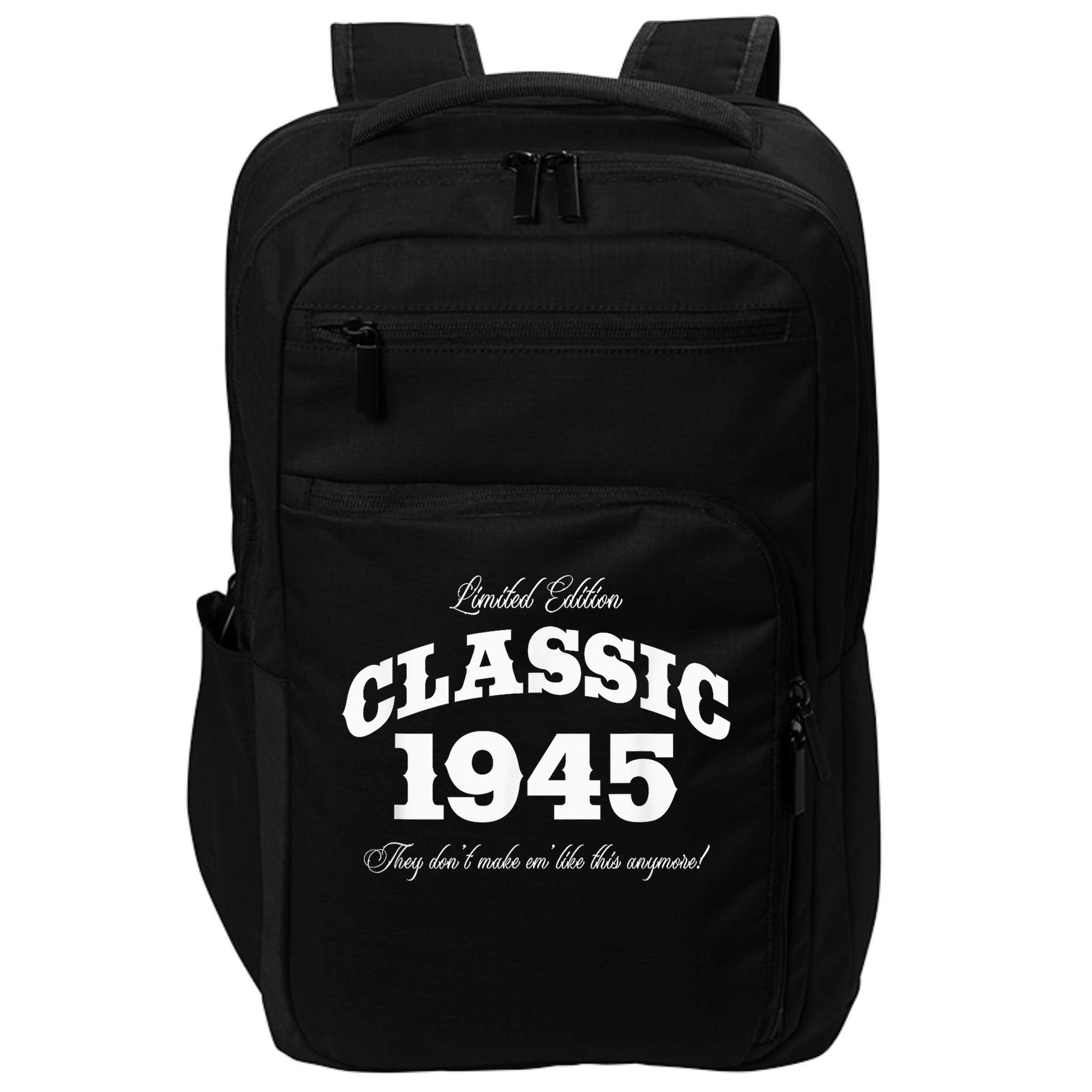 80 Year Old Vintage Classic Car 1945 80th Birthday Impact Tech Backpack