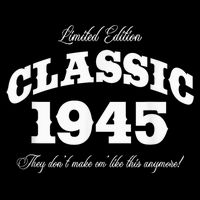 80 Year Old Vintage Classic Car 1945 80th Birthday Button