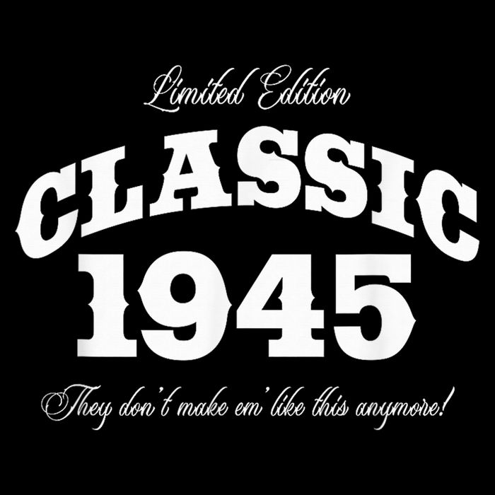 80 Year Old Vintage Classic Car 1945 80th Birthday Button