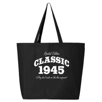 80 Year Old Vintage Classic Car 1945 80th Birthday 25L Jumbo Tote