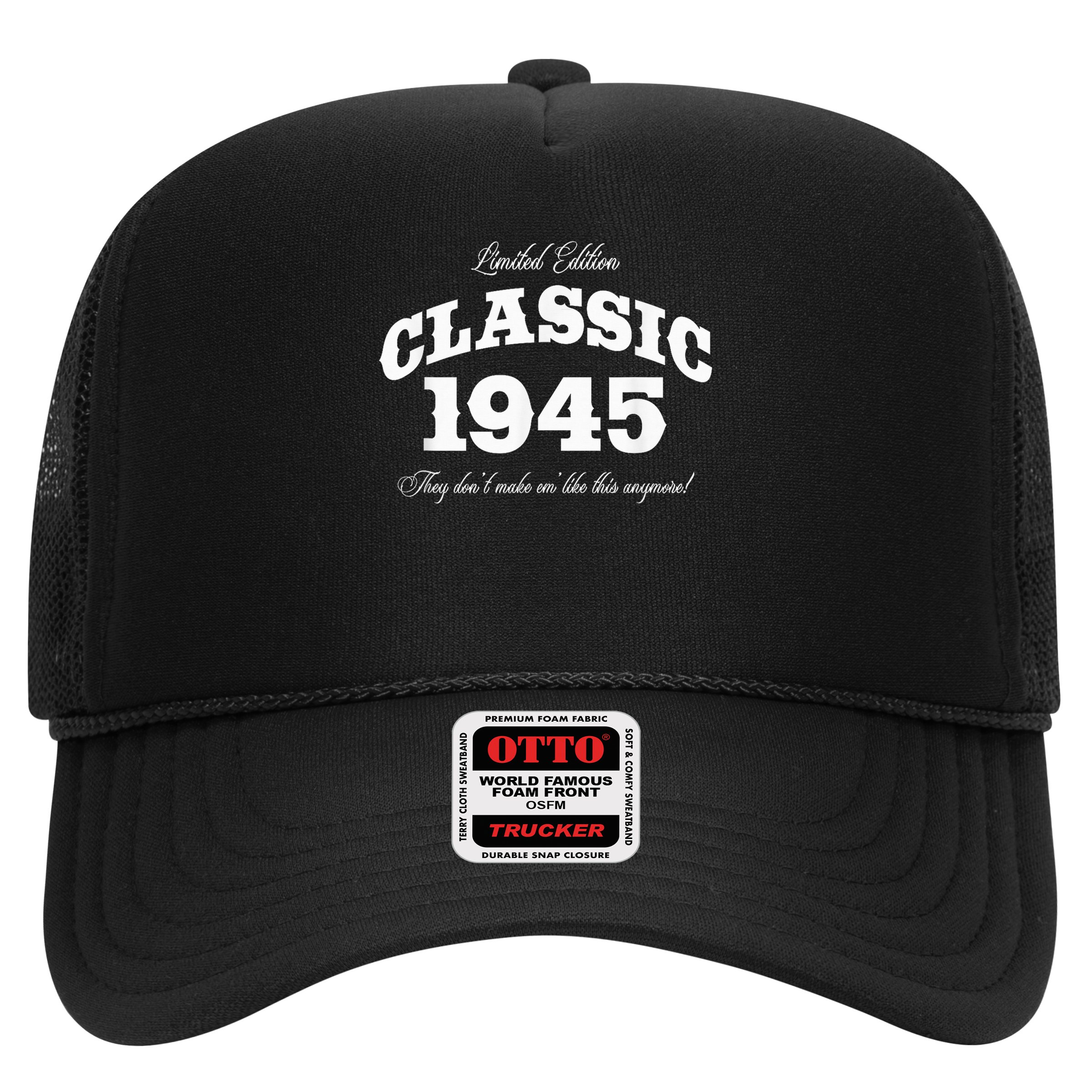 80 Year Old Vintage Classic Car 1945 80th Birthday Hat