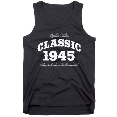 80 Year Old Vintage Classic Car 1945 80th Birthday Tank Top