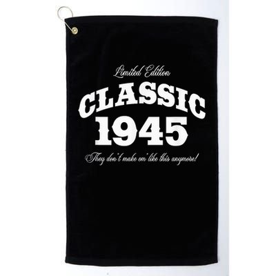 80 Year Old Vintage Classic Car 1945 80th Birthday Golf Towel