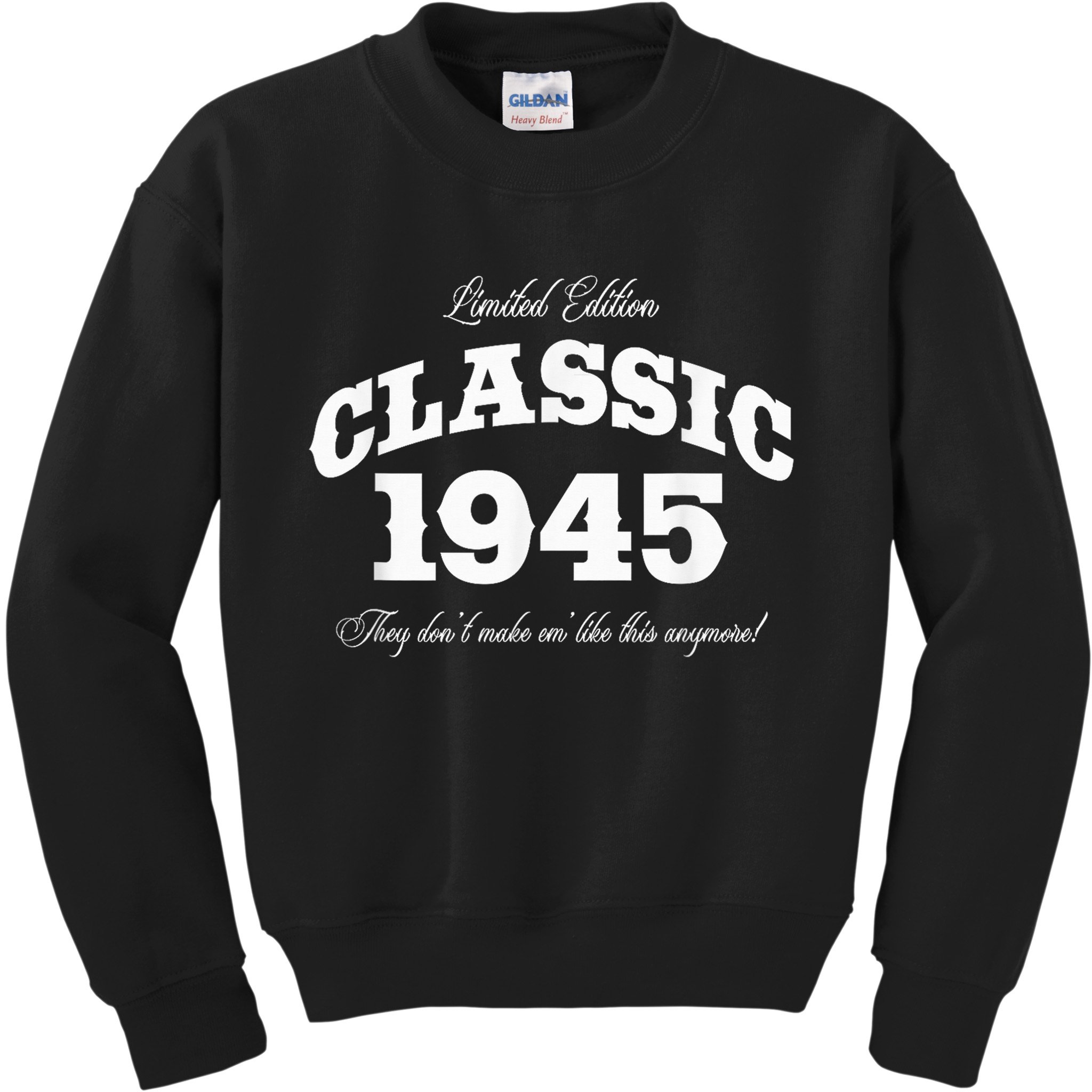 80 Year Old Vintage Classic Car 1945 80th Birthday Kids Sweatshirt