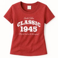 80 Year Old Vintage Classic Car 1945 80th Birthday Womens T-Shirt