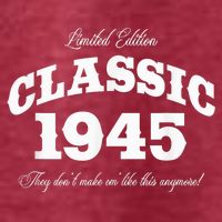 80 Year Old Vintage Classic Car 1945 80th Birthday Womens T-Shirt